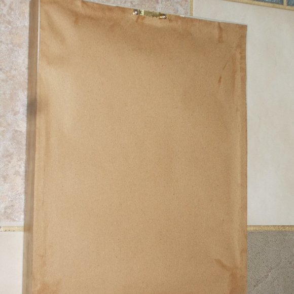 Floral watercolor print matted & framed approximately 11"x14" - Picture 3 of 3